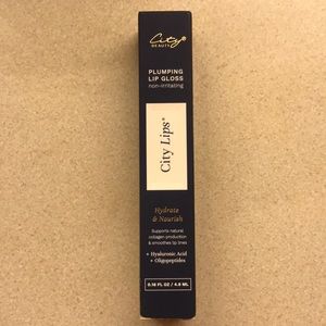 *New* City Beauty Plumping Lip Gloss Clear